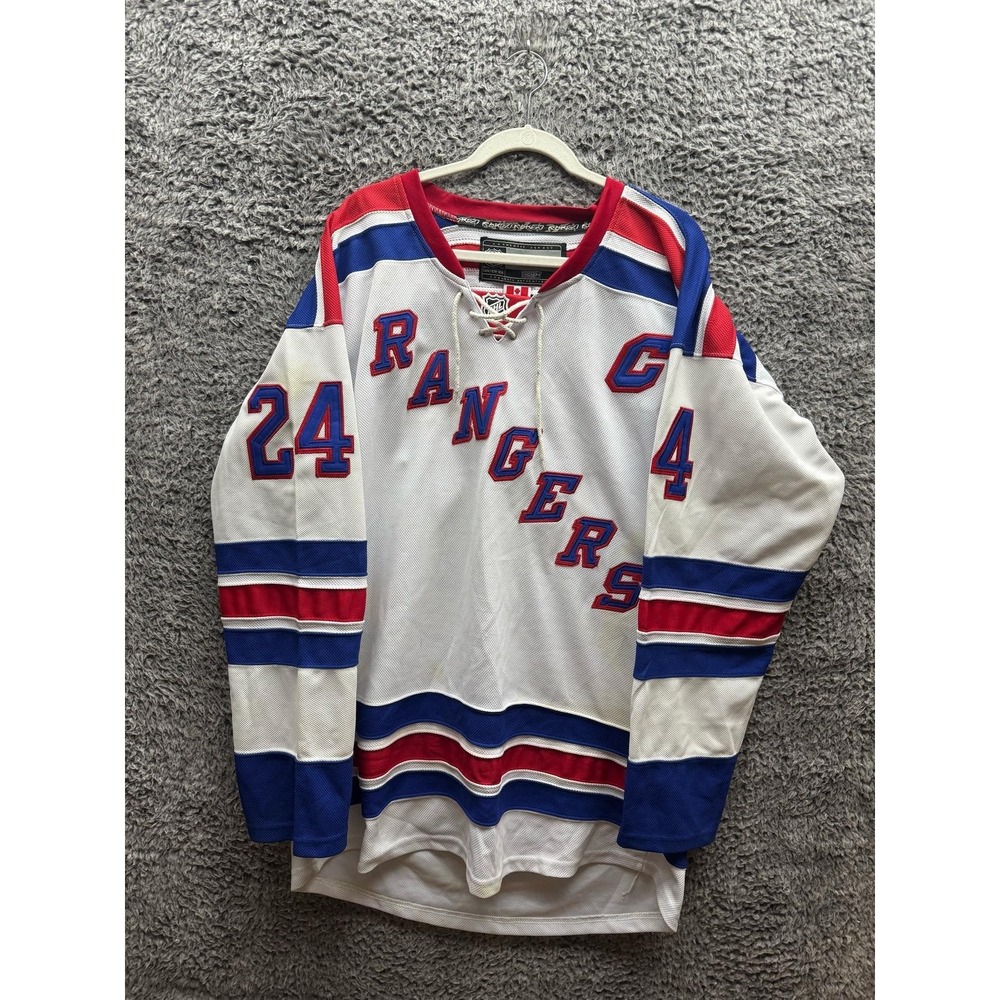 Reebok New York Rangers‎ Jersey #24 Callahan White Unisex Adult Size 52